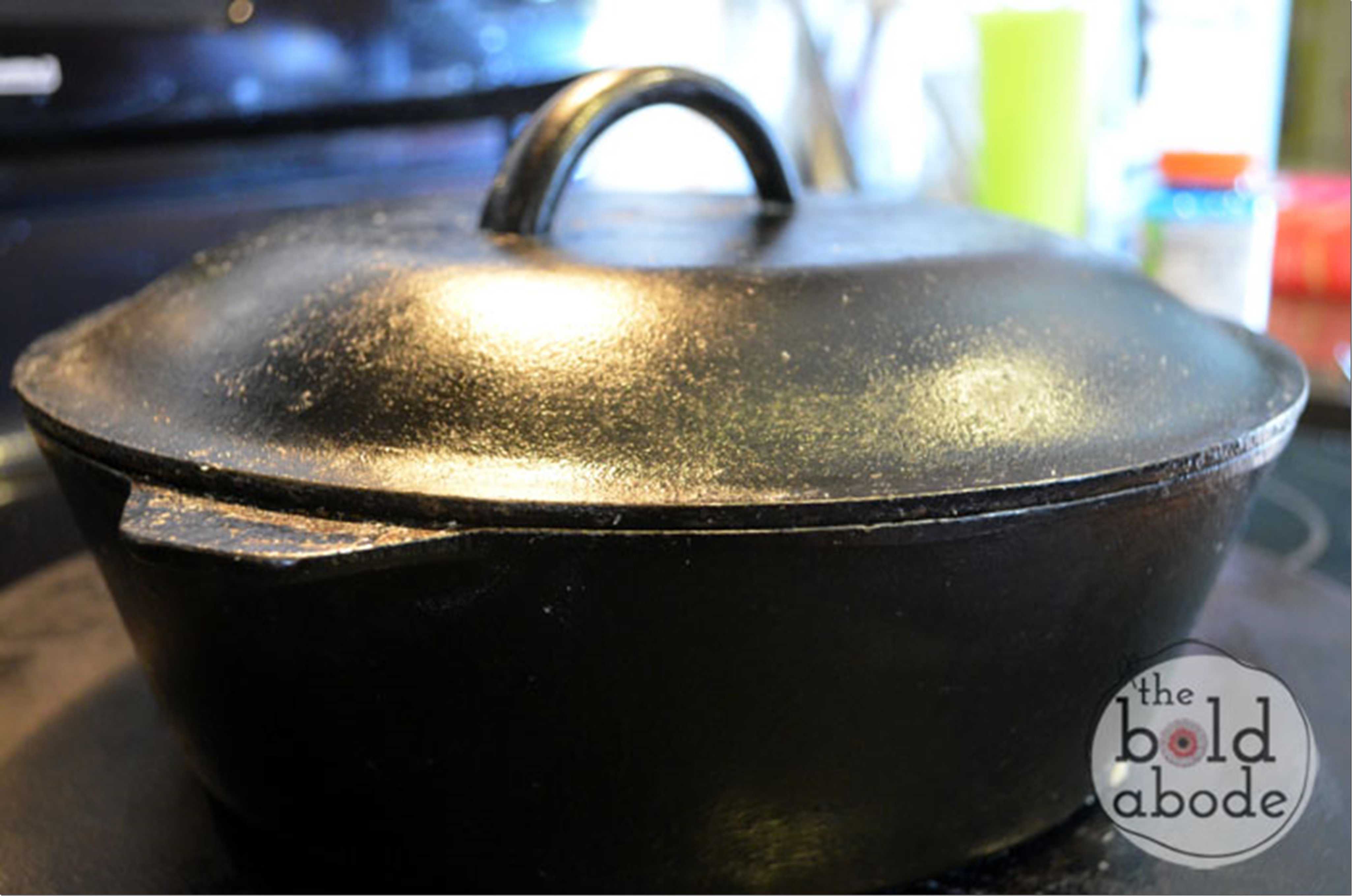 reseasoned dutch oven